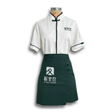 Chinese-style short-sleeved suit for women